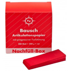 Overtrekpapier Bausch 200µ rood BK 1002 navulling