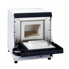 De oven voor het verwarmen van de MAGMA-ringen met een uitlaat voor een katalysator