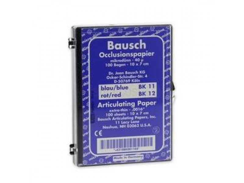 Overtrekpapier Bausch 10x7 cm, blauw, BK 11