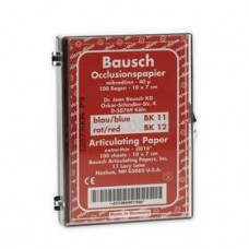 Overtrekpapier Bausch 10x7 cm, rood, BK 12