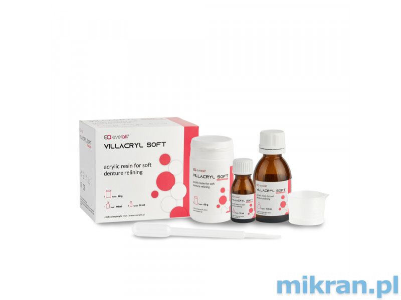 Villacryl SOFT poeder 60g + vloeistof 40ml + vernis 10ml
