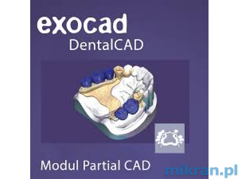 Exocad Gedeeltelijke CAD-module [wireframes]