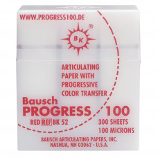 Bausch PROGRESS articulatiepapier 100 µ rood BK 52