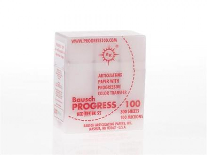 Rechthoekig rood calqueerpapier 100u (300st / cassette) BK52