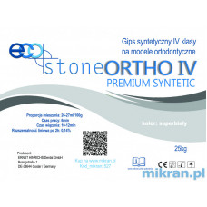 Gips IV klasse Eco Stone Ortho 25kg Premium superwit