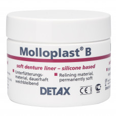 Molloplast B 45g materiaal voor het relinen van kunstgebitten