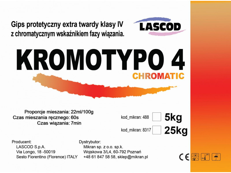 Kromotypo 4 superhard gips 5 kg