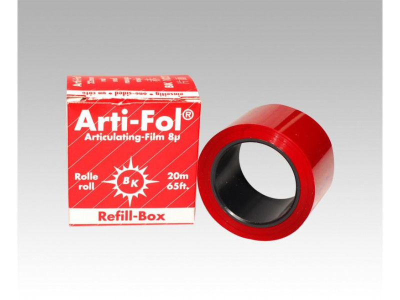 Bausch Arti-Fol 8 µ rode scharnierfolie, aanvulling op BK 1021