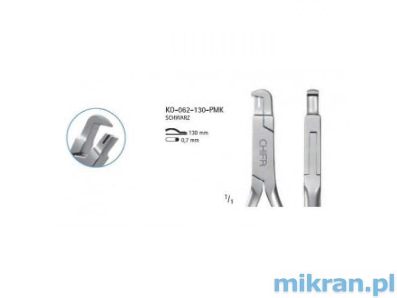 Orthodontische tang voor het buigen van tips Schwarz KO-062-130