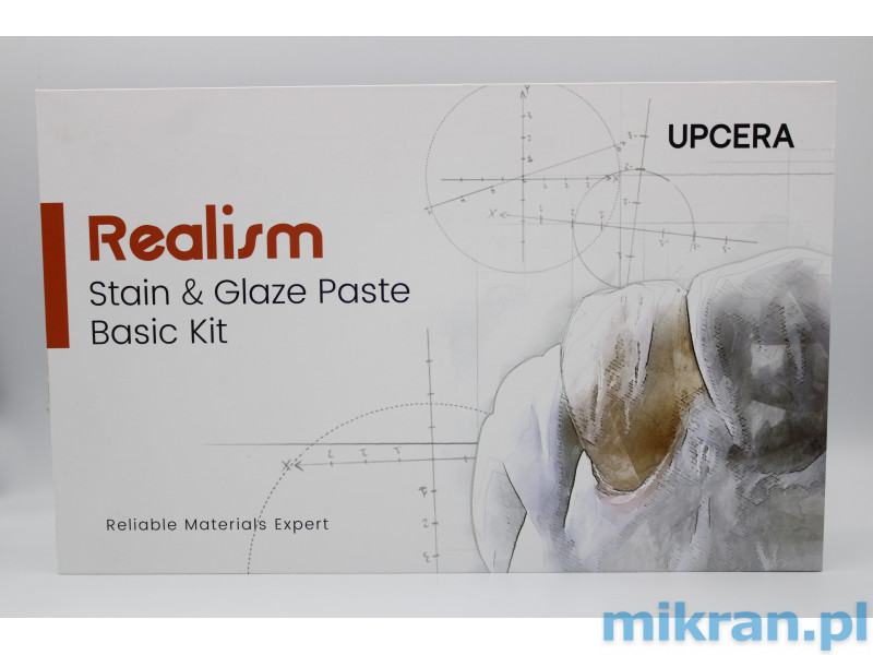 Realism Stain&Glaze Paste Basic Kit - een basisset voor het kleuren van keramiek en zirkonium
