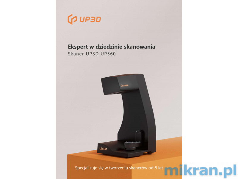 UP3D prothesescanner UP560 + versie met EXOCAD of UPCAD